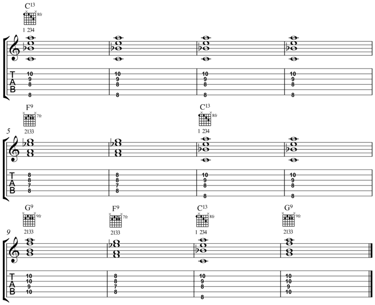 jazz-blues guitar lesson